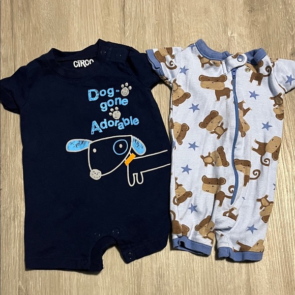 Circo Kids Bodysuit Set - Navy and Light Blue - Picture 1 of 1